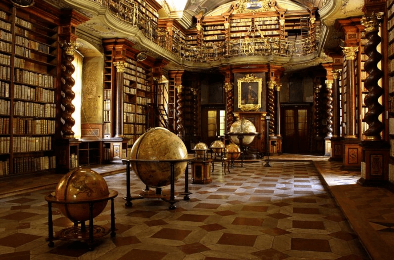 Durante la cuarentena: visitá una biblioteca barroca