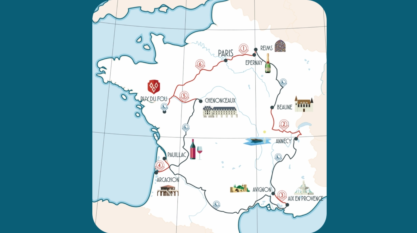 El Grand Tour, seis días en tren al estilo Puy du Fou