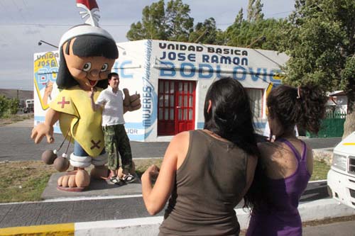 Arte en las calles de Comandante Piedrabuena 
