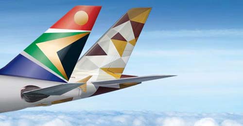 South African Airways y Etihad Airways siguen con su Cooperación Estratégica
