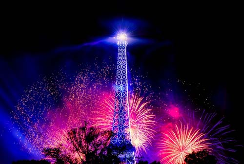 Una guerra de estrellas en la Torre Eiffel