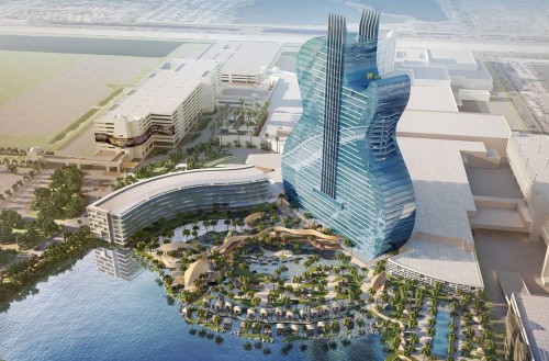 Construirán un hotel con forma de guitarra