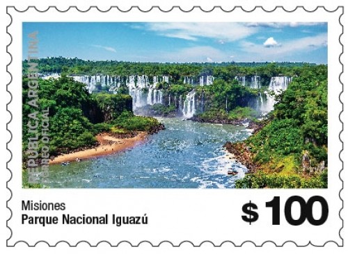 Sellos postales con los parques nacionales argentinos