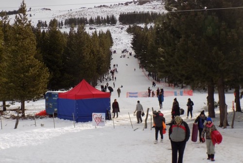 Crearon un nuevo parque de nieve en Neuquén