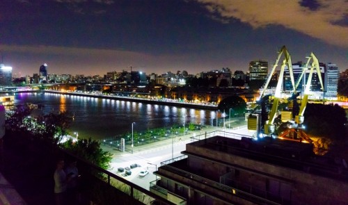 Una fiesta de fin año con vista sobre Puerto Madero