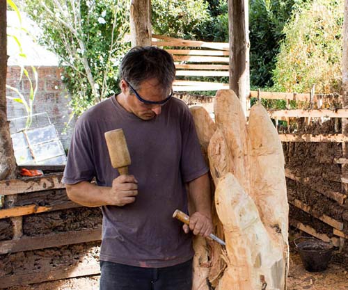 Tallado en madera con Fernando Sánchez
