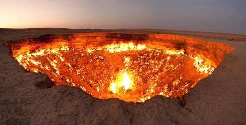 La Puerta del Infierno está en Turkmenistán