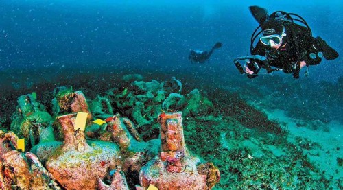 Abrieron un museo submarino en Grecia