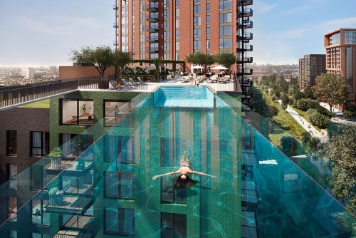 Sky Pool: una pileta en el cielo de Londres