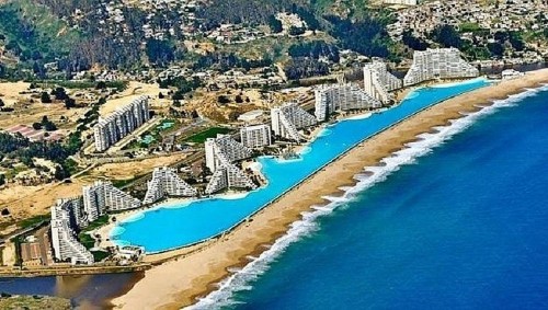 En Chile: la pileta más grande del mundo