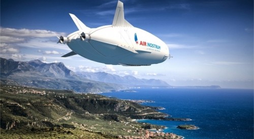 En lugar de aviones: dirigibles