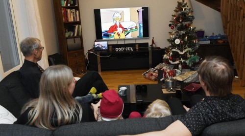 Donald Duck, la estrella de la Navidad en Suecia