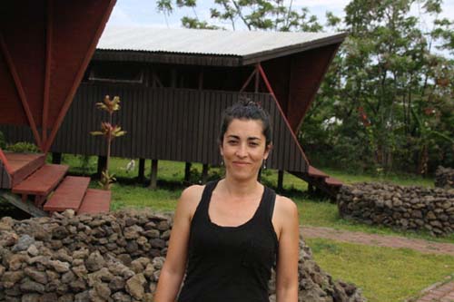Marcela Martínez, Gerente del complejo de cabañas Morerava
