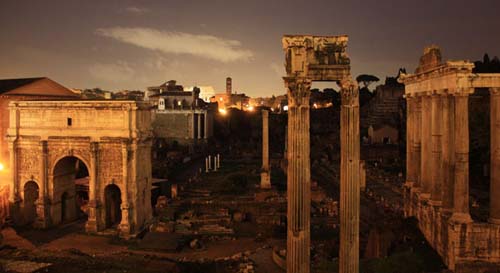 Visitas nocturnas del Foro Romano
