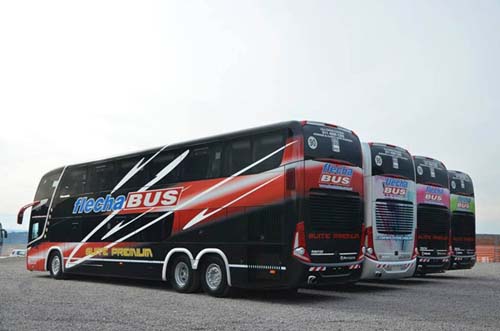 Promos de Flecha Bus para la pre temporada de verano 2017
