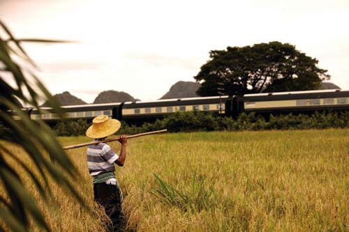 En tren de lujo de Tailandia a Singapur
