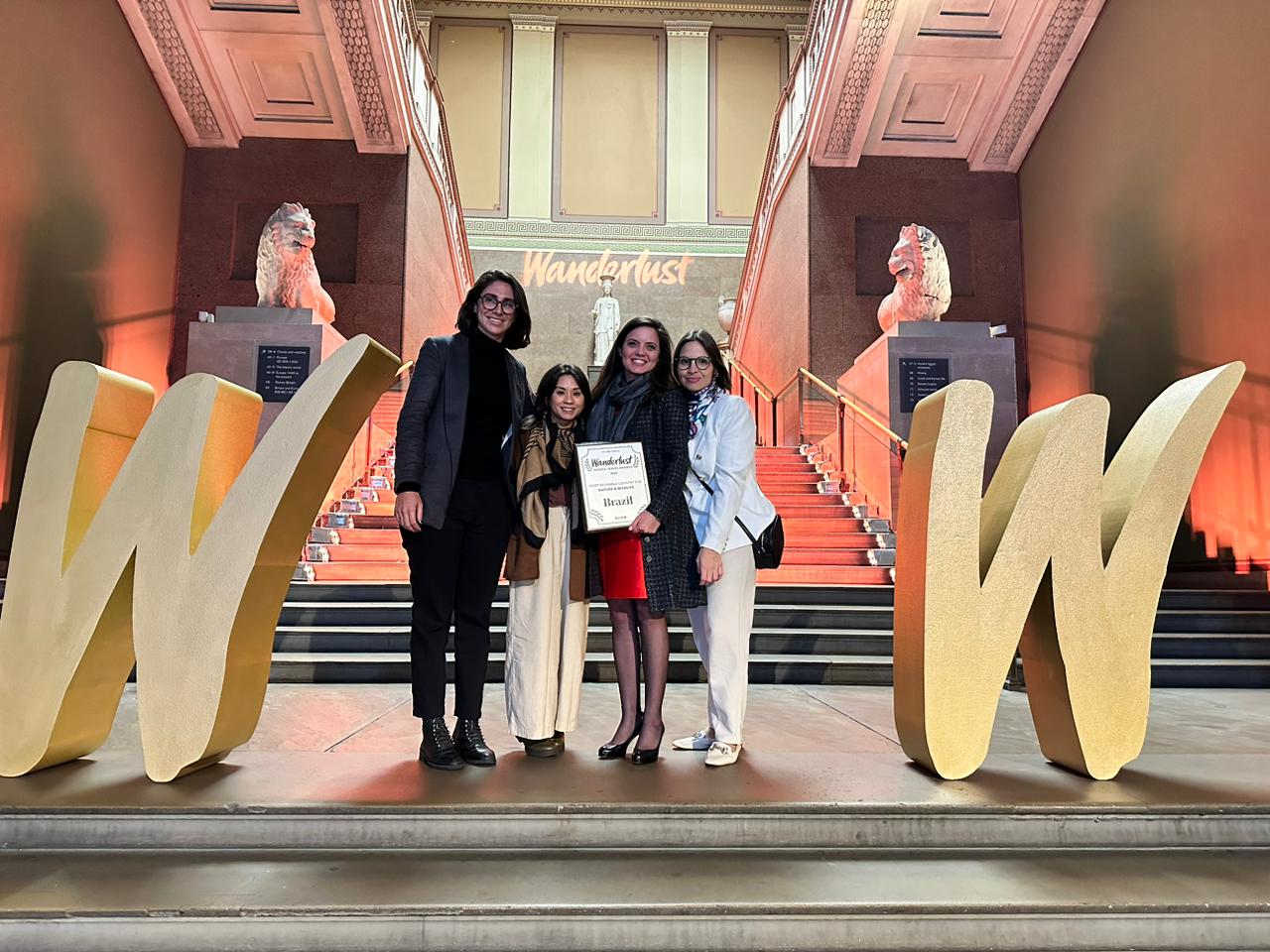Entrega del premio Wanderlust a Brasil