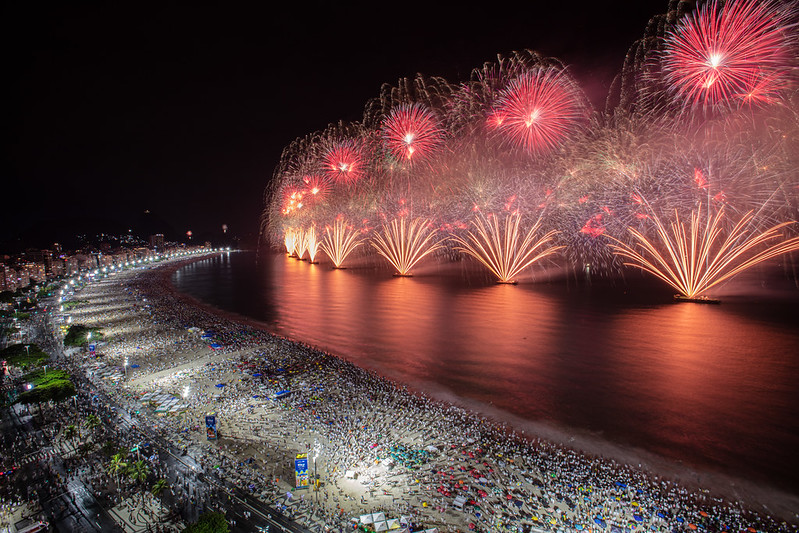 Reveillon playa de Copacabana