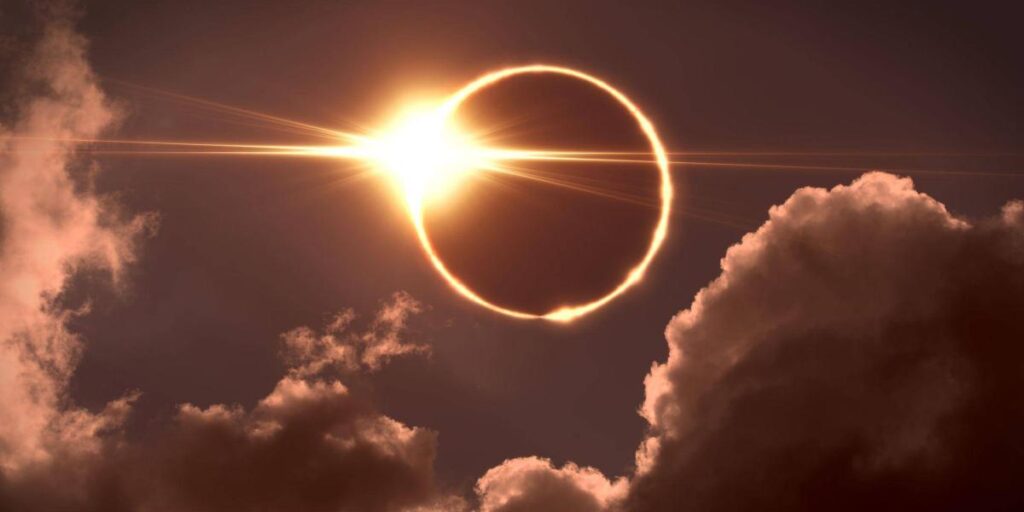 Así se verá el eclipse en octubre en la Patagonia