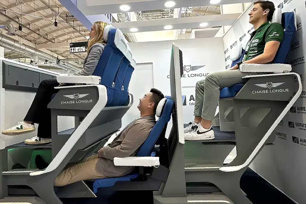 ¿Pronto asientos de dos pisos en los aviones de Airbus?