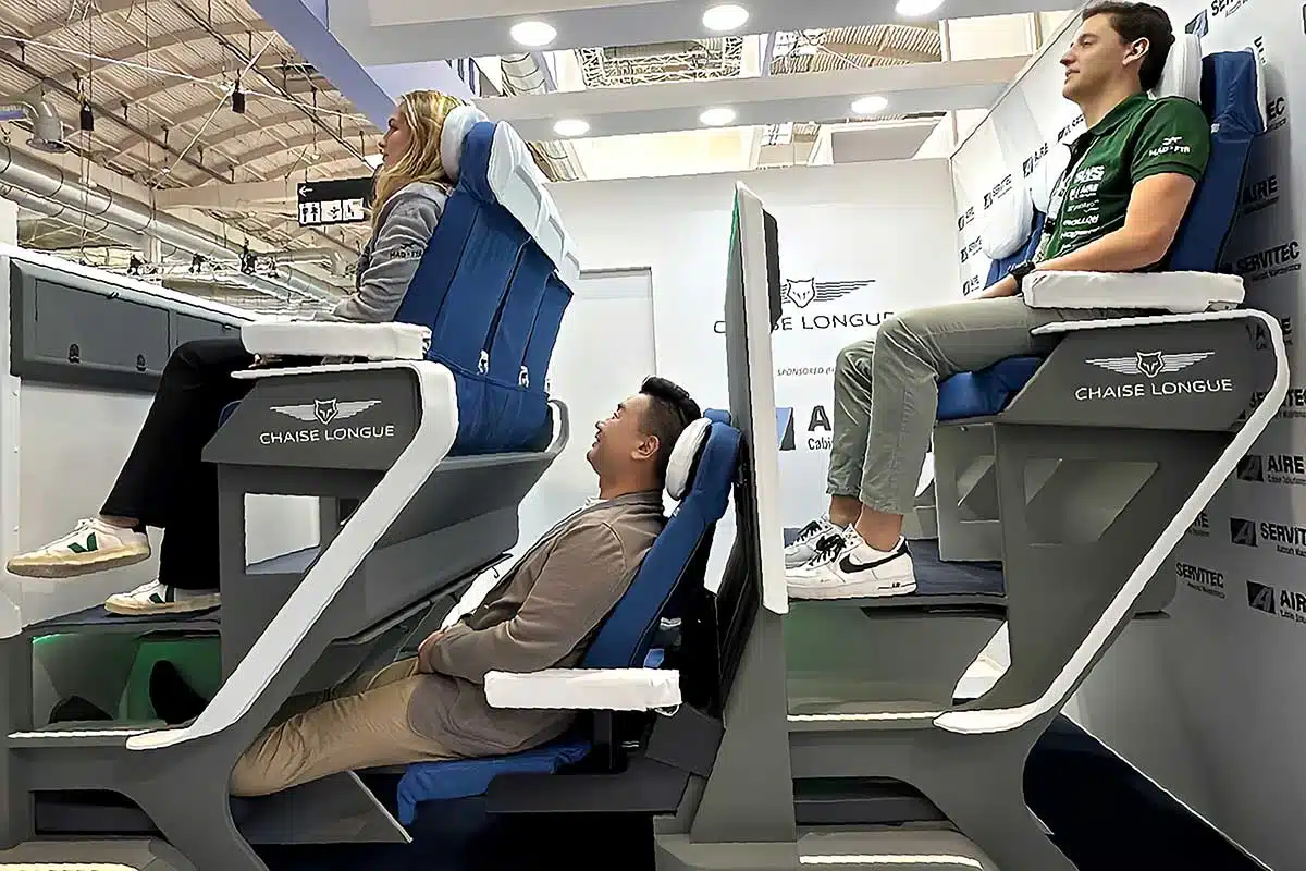 ¿Pronto asientos de dos pisos en los aviones de Airbus?