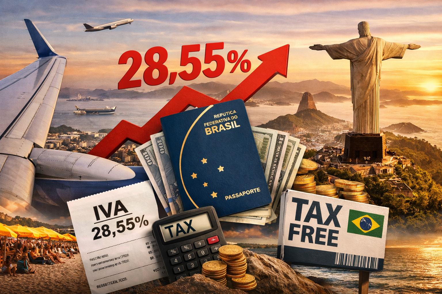 Brasil tiene el IVA más alto del mundo y se vuelve cada vez más caro para los viajeros