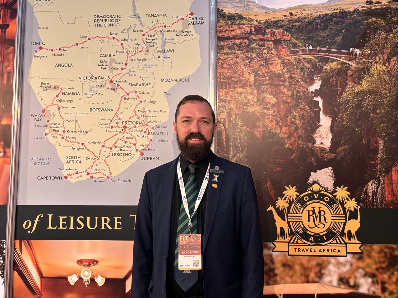 Regardo Lewis, Sales Manager de Rovos Rail