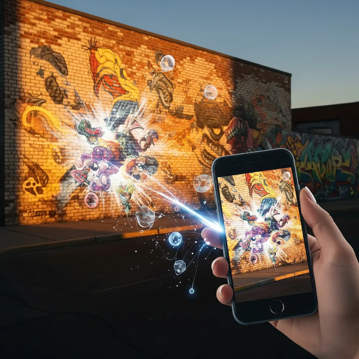 Una app lleva el arte y la cultura al espacio público con realidad aumentada