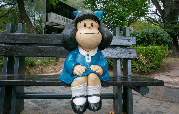 Mafalda llega a Montreal y por primera vez tiene una estatua permanente en una ciudad no hispanohablante
