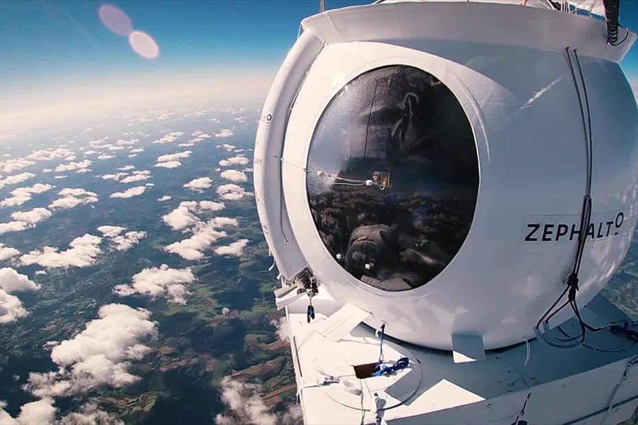 Una capsula revolucionaria para el turismo espacial, que ofrece además gastronomía de alta gama