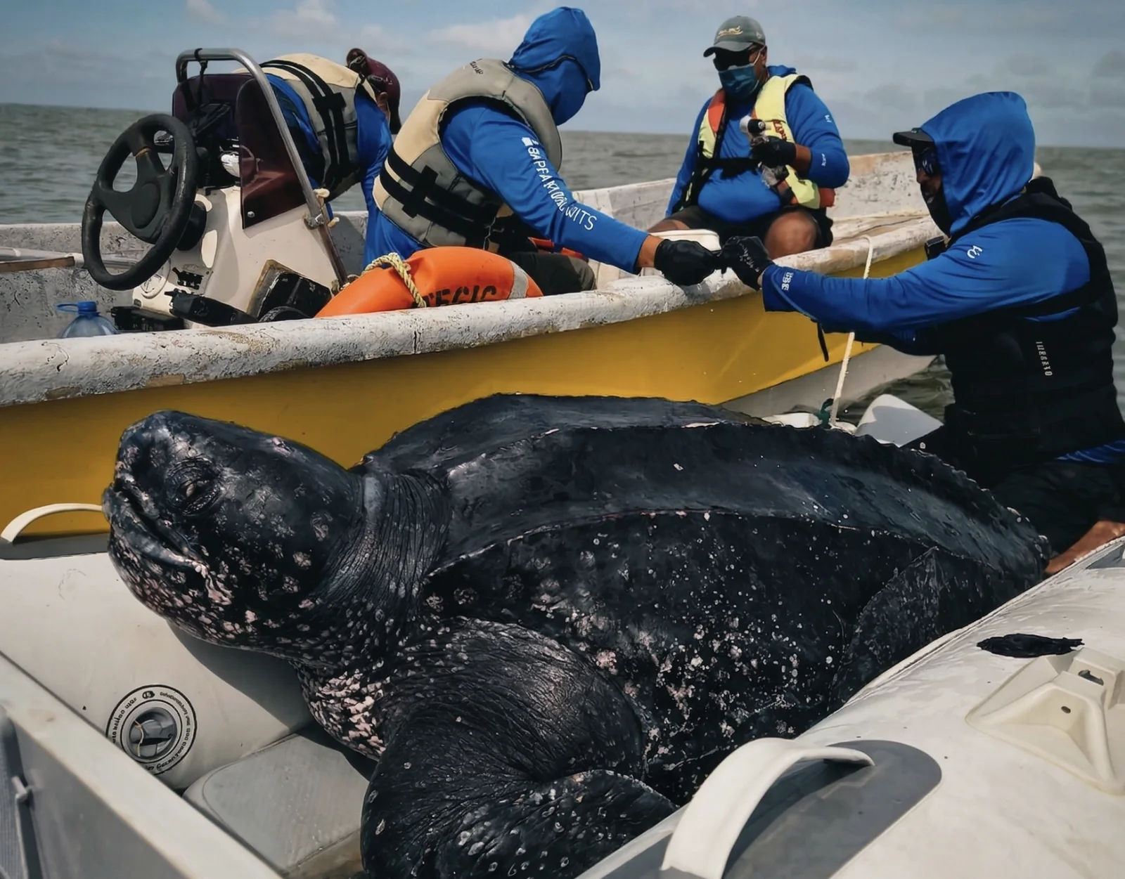 Por primera vez se rastrearon satelitalmente tortugas laúd en el Mar Argentino