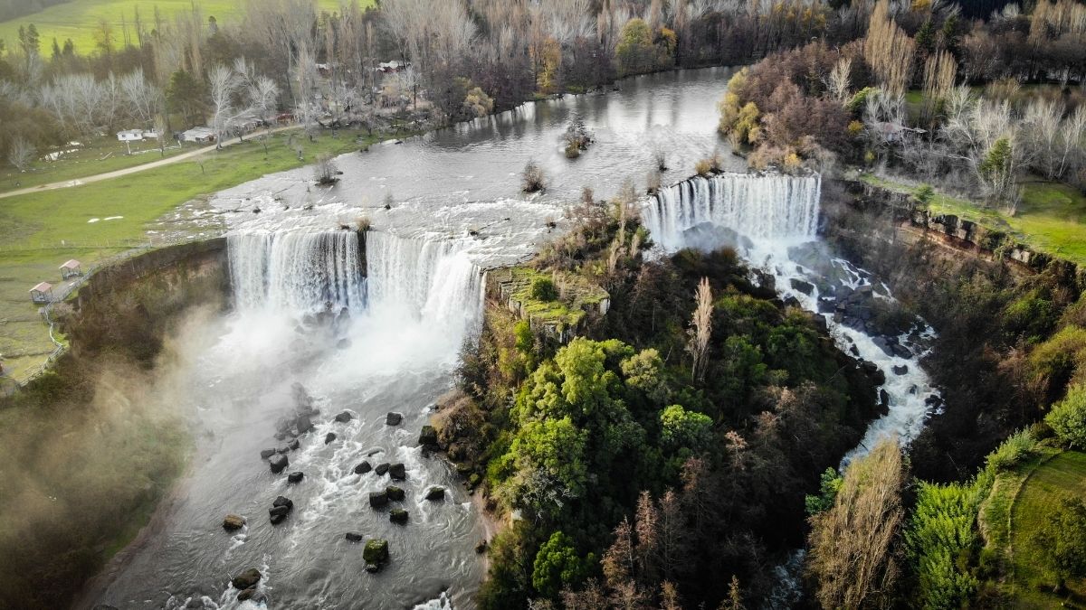 Salto del Laja o las mini Cataratas del Iguazú que están en el sur de Chile