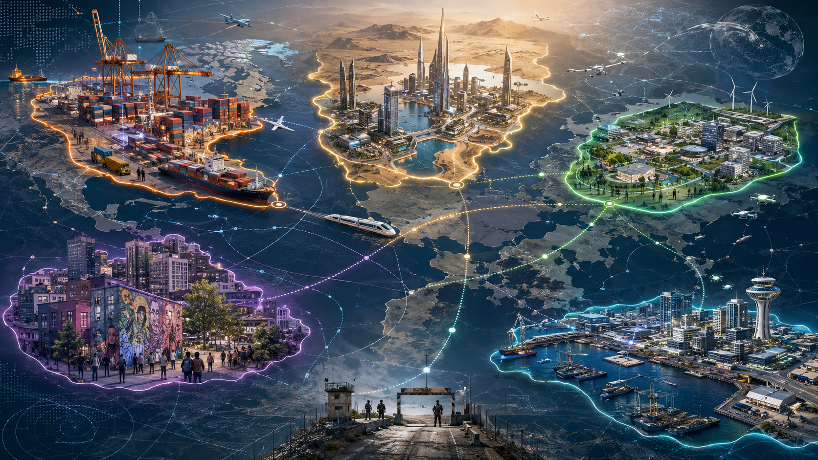Zonas francas, ciudades-estado y enclaves: la nueva forma política del mundo
