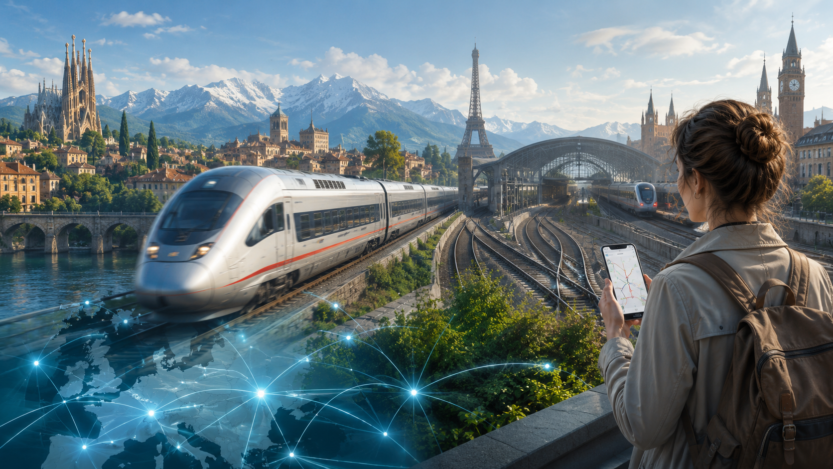 Europa avanza hacia un billete único para viajar en tren entre varios países