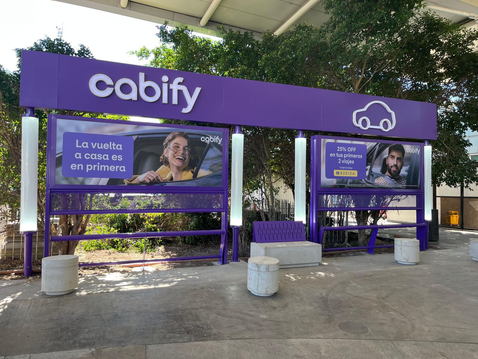 Cabify ahora tiene puntos de encuentro en los aeropuertos de Buenos Aires de Ezeiza y Aeroparque