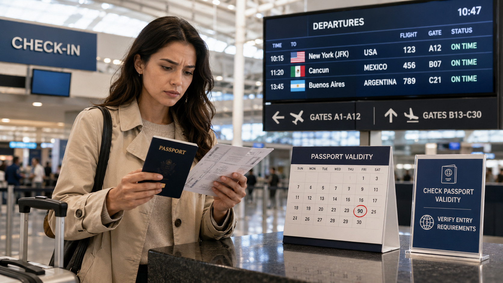 Pasaportes por vencer: el error que puede dejar a un turista sin embarcar o sin viajar