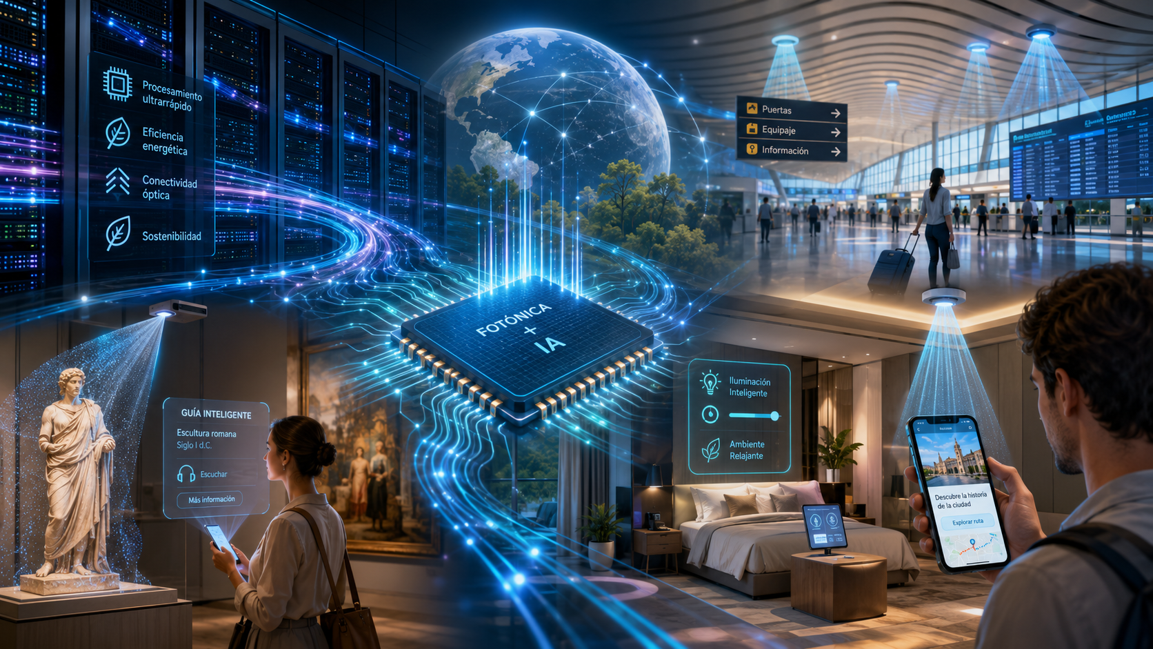 La revolución de la luz: cómo la fotónica puede cambiar la inteligencia artificial, los edificios y el turismo
