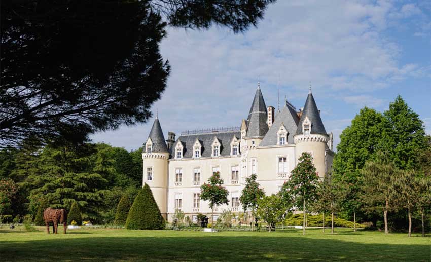 Un castillo de cuentos de hadas en Bretaña