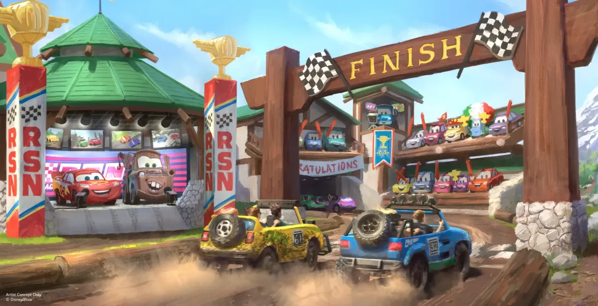 Cómo será Piston Peak, la futura tierra de Cars que Disney está preparando en Magic Kingdom