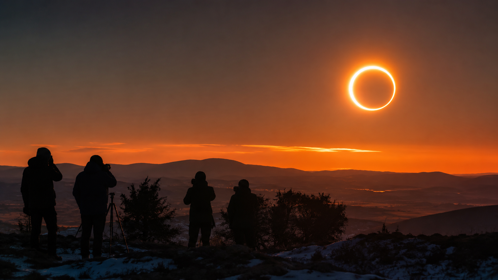 Hoy empieza el Trío Ibérico, una sucesión nunca vista de tres eclipses de sol en 18 meses