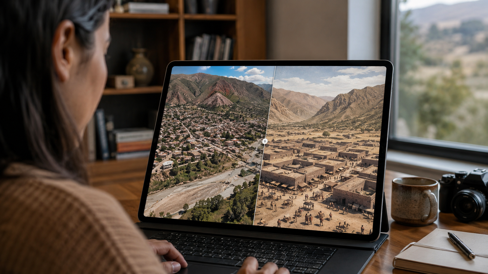 Google Earth suma inteligencia artificial: ahora permite imaginar cómo eran —o cómo podrían ser— los paisajes de la Argentina