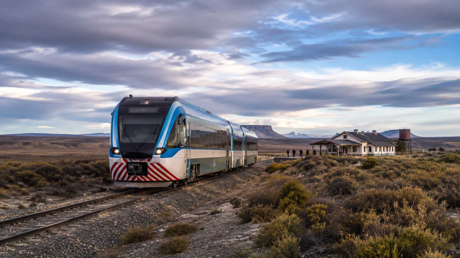 Vuelve el tren a Santa Cruz, en la Patagonia: ¿el histórico ramal de Puerto Deseado a Las Heras pronto reactivado?