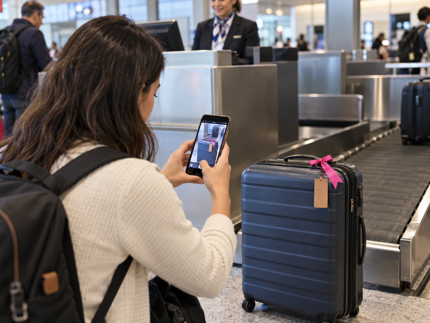 La foto que conviene sacar siempre antes de despachar una valija en el aeropuerto