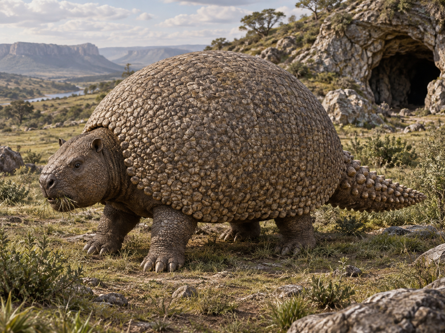 Un fósil olvidado durante 150 años revela una nueva especie de gliptodonte gigante en Sudamérica