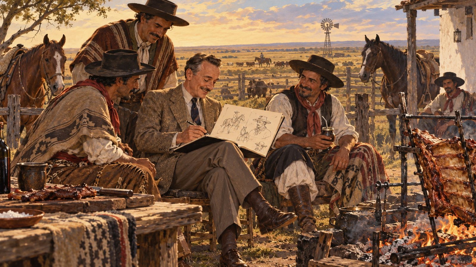En el Palacio Libertad de Buenos Aires se recuerda cuando Walt Disney visitó la Argentina, de las pampas a la Patagonia